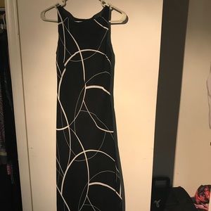 Back and white dress